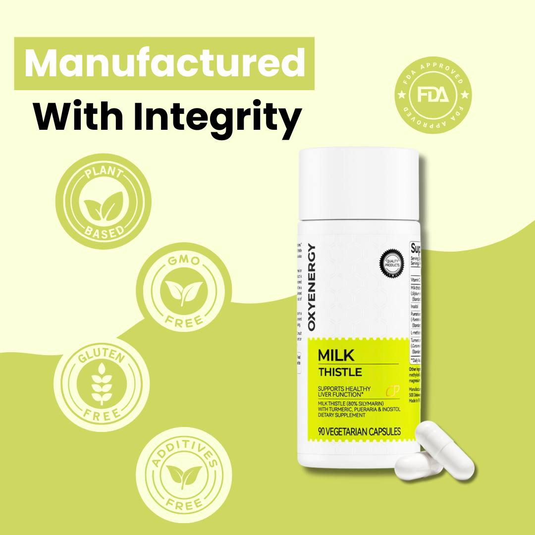 Detox Your Liver, Unlock Your Best Self With Blu Vitamins™ Milk Thistle