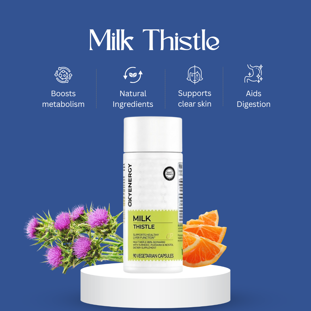 Cleanse Your Liver. Transform Your Health. With Blu Vitamins Milk Thistle
