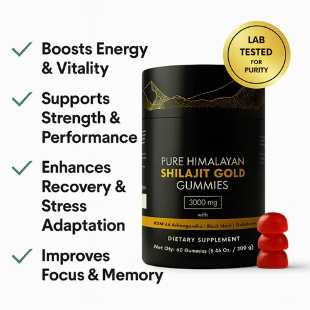 Pure Himalayan Shilajit Gold Gummies