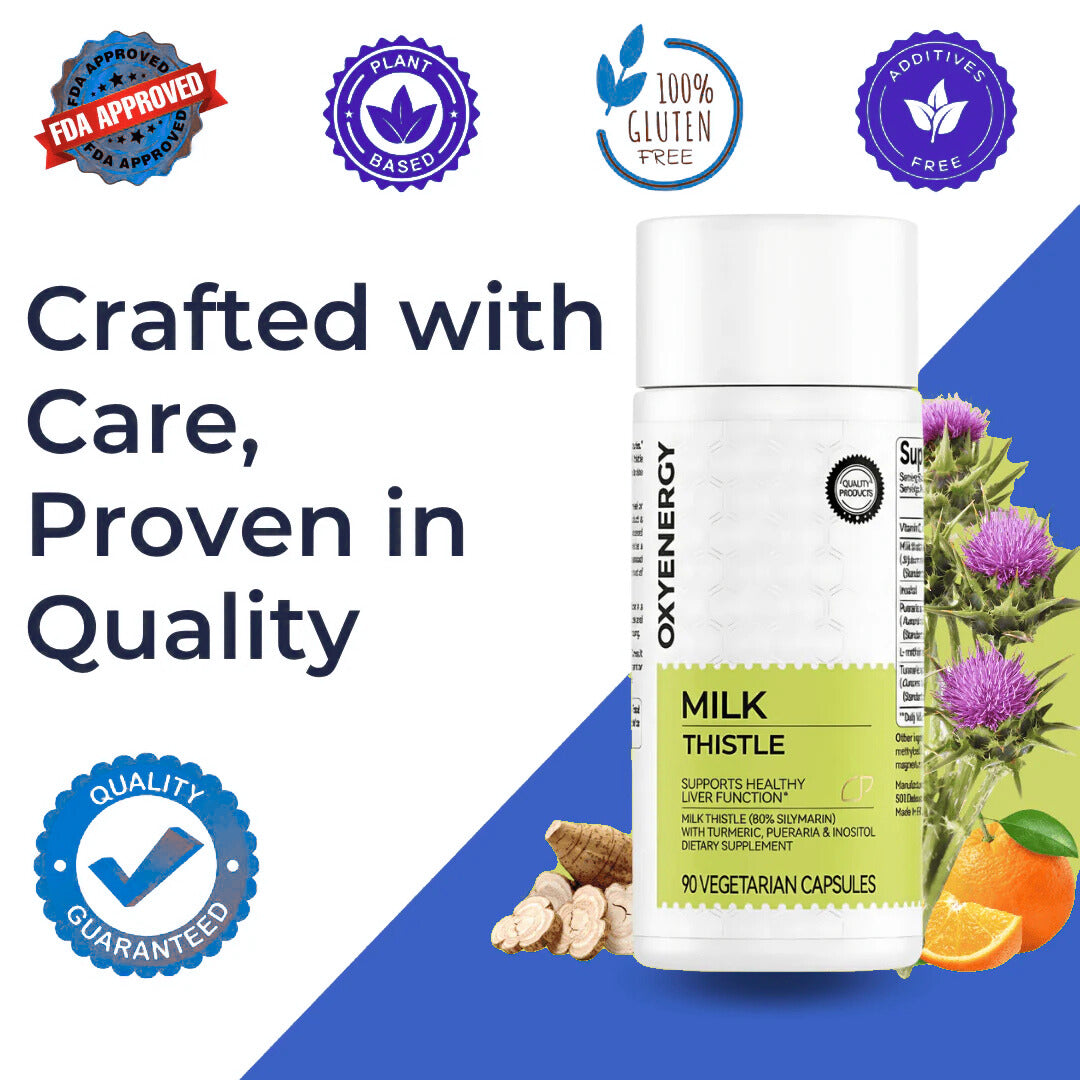 Cleanse Your Liver. Transform Your Health. With Blu Vitamins Milk Thistle